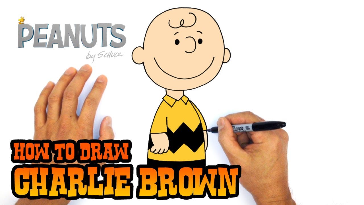 How to Draw Charlie Brown Peanuts Movie Characters C4K ACADEMY
